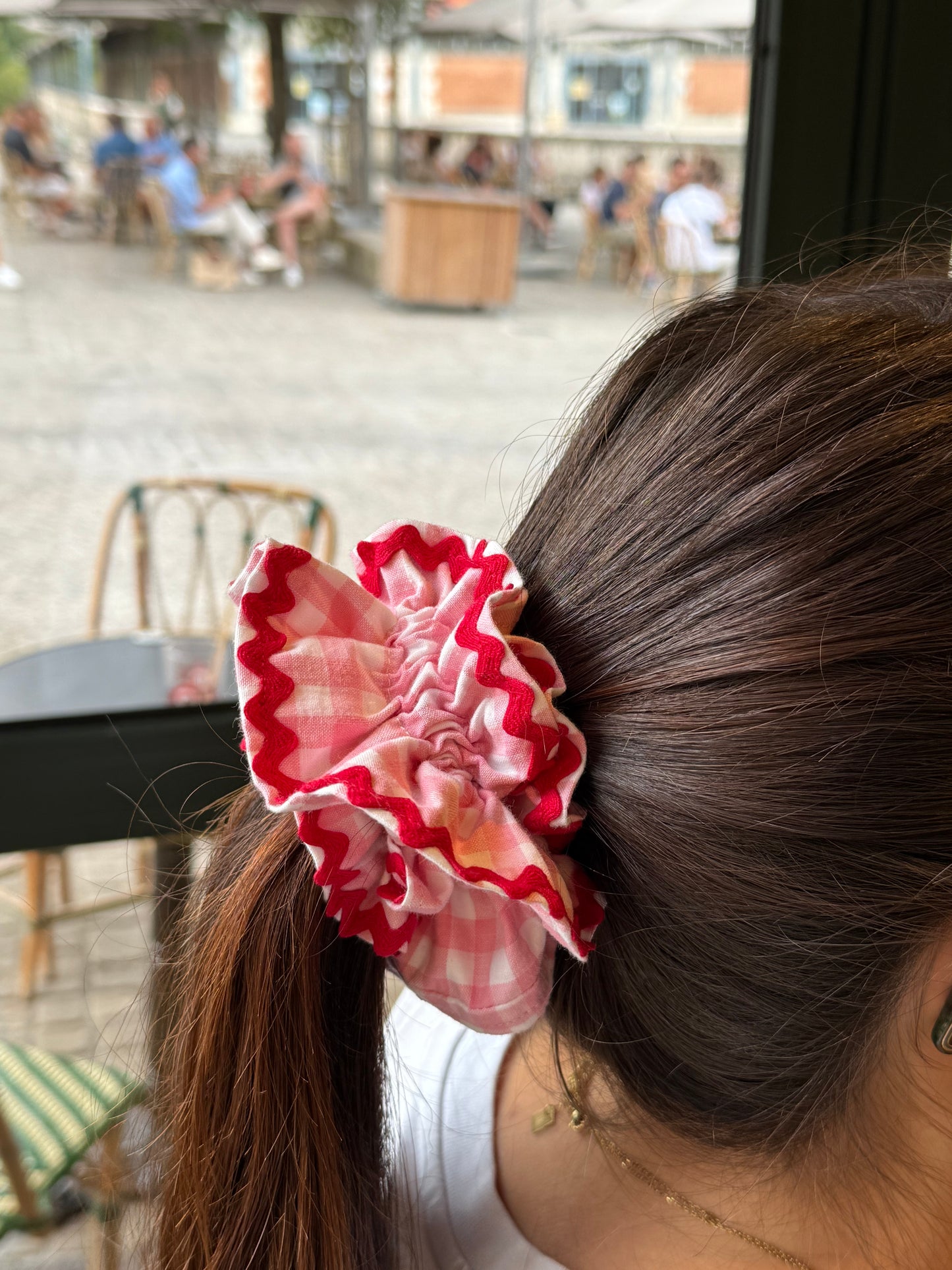 Maxi chouchou rose