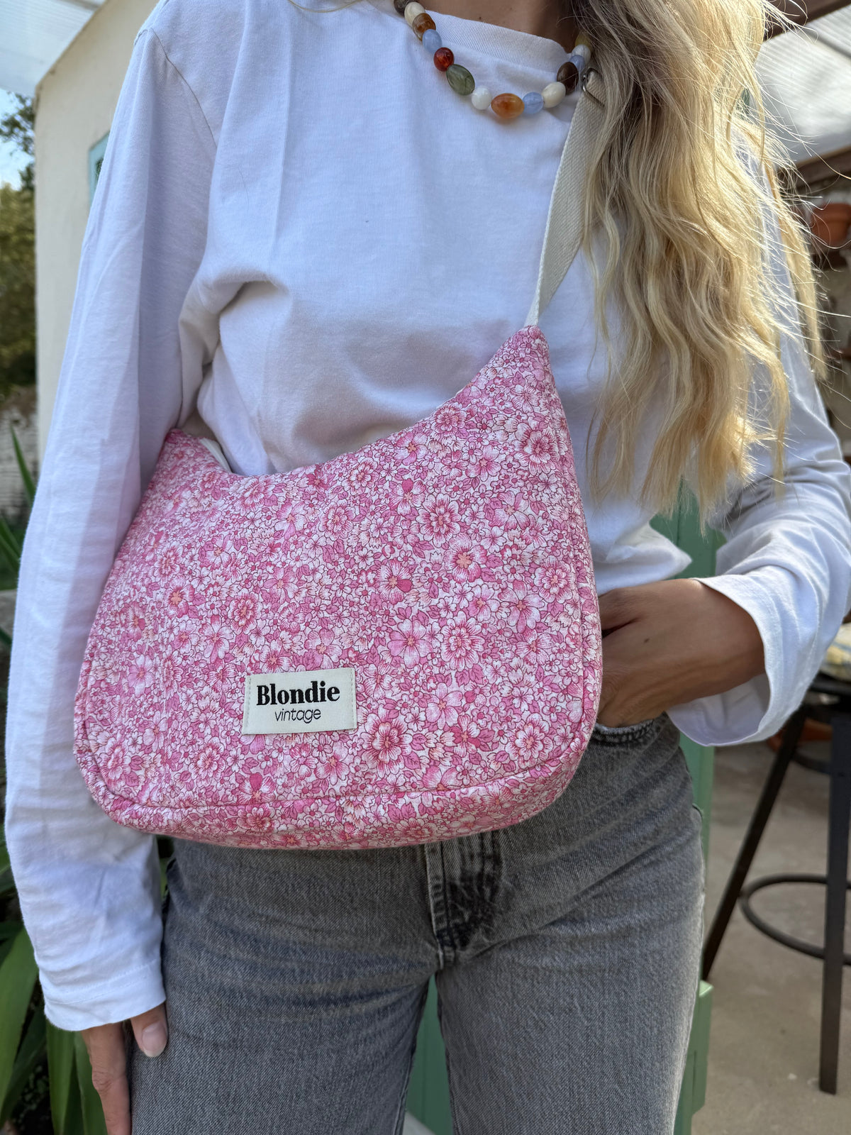 Sac crossbody fleurie