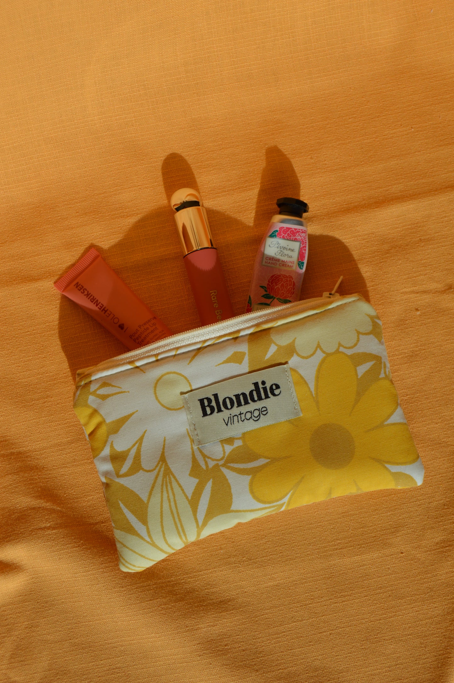 Mini pochette fleurs vintage