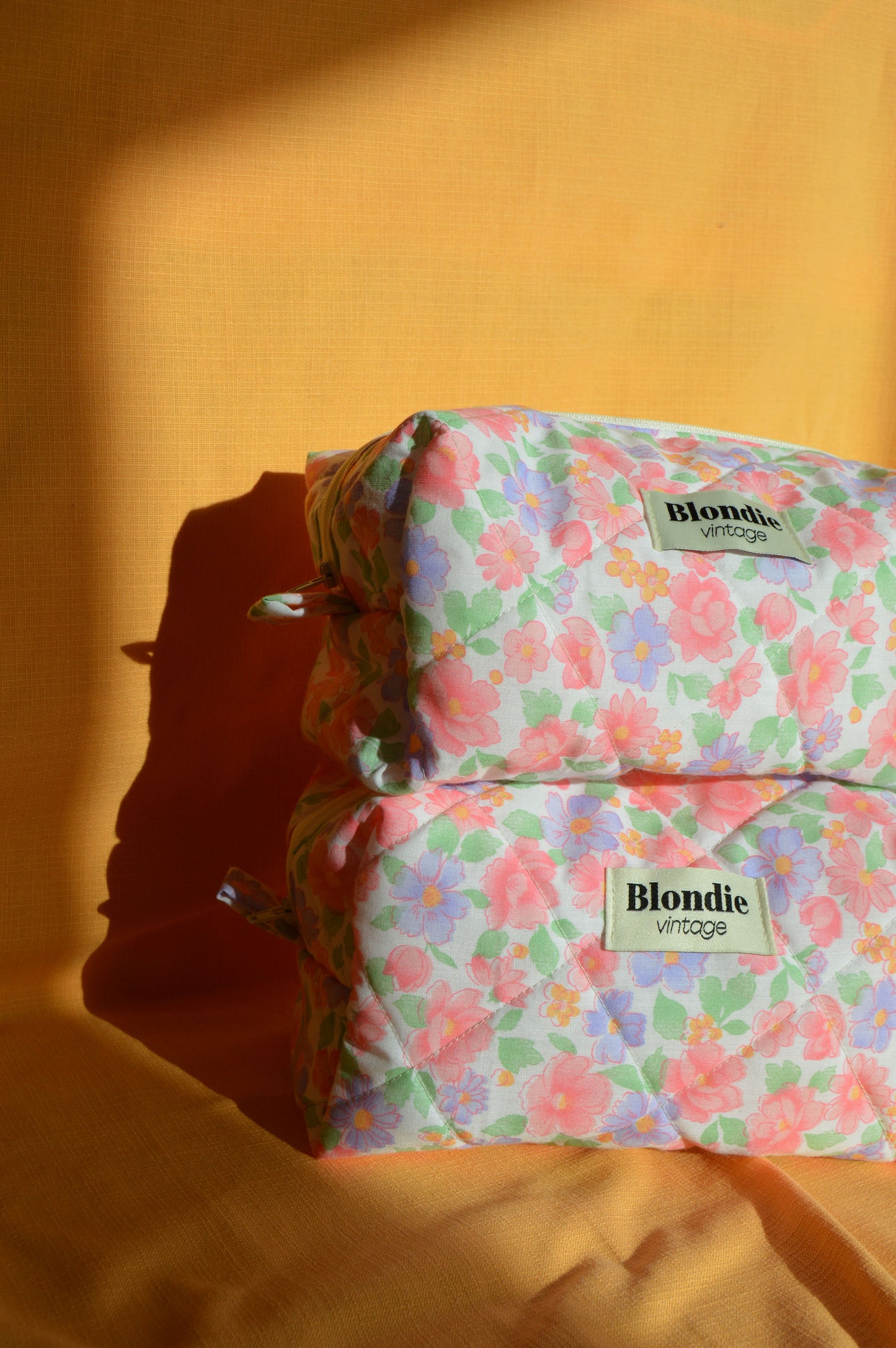 Trousse de toilette fleurie