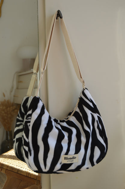 Sac crossbody zèbre