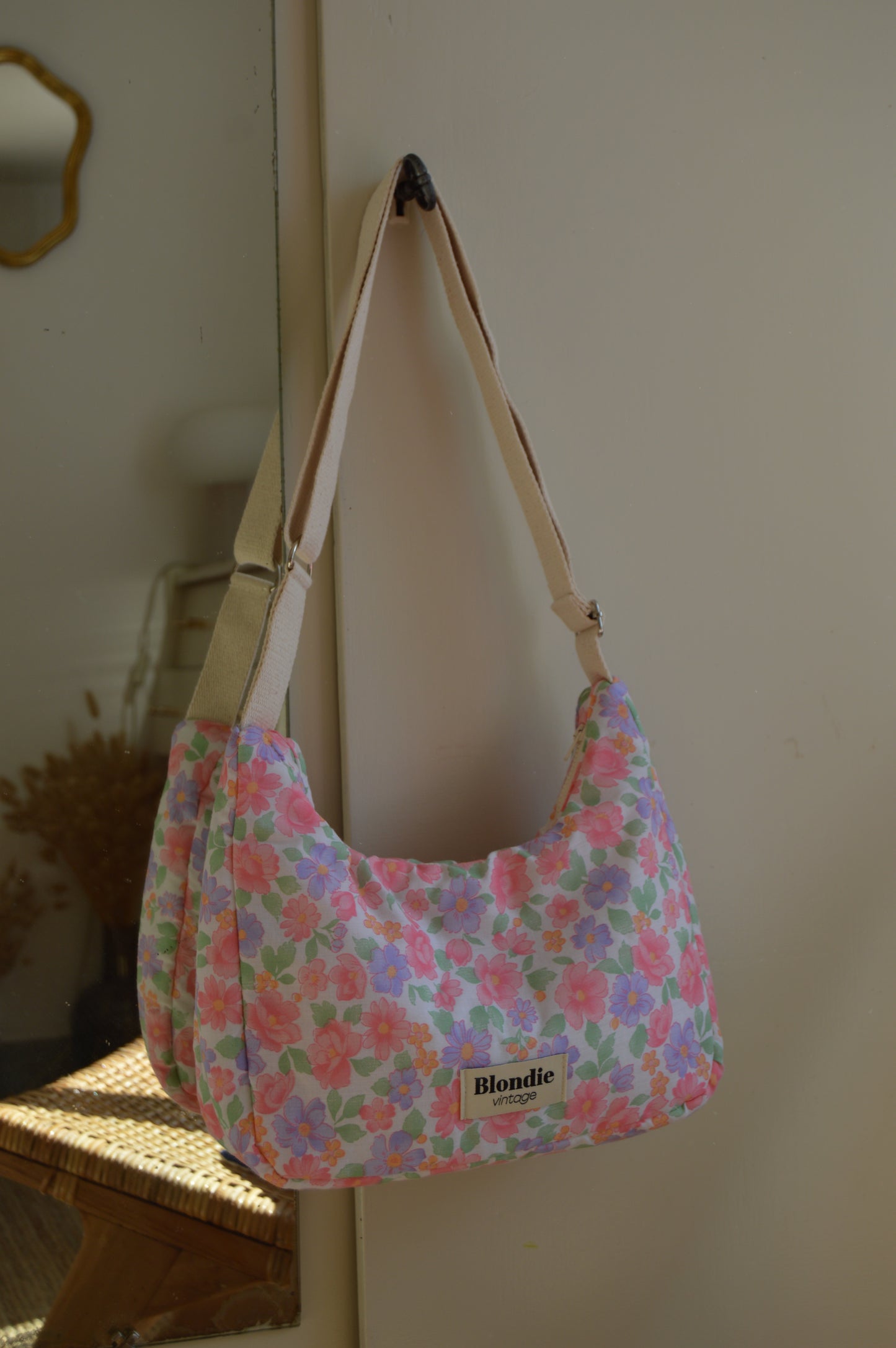 Sac crossbody fleurie