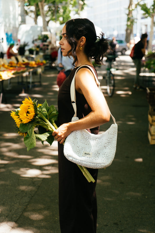 Sac crossbody LUZ en crochet x Claire Perrier