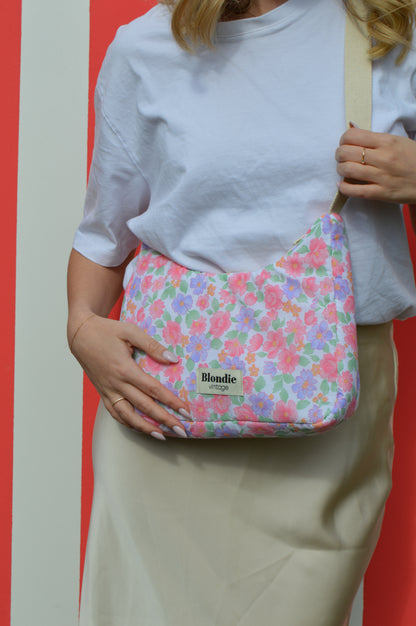 Sac crossbody fleurie