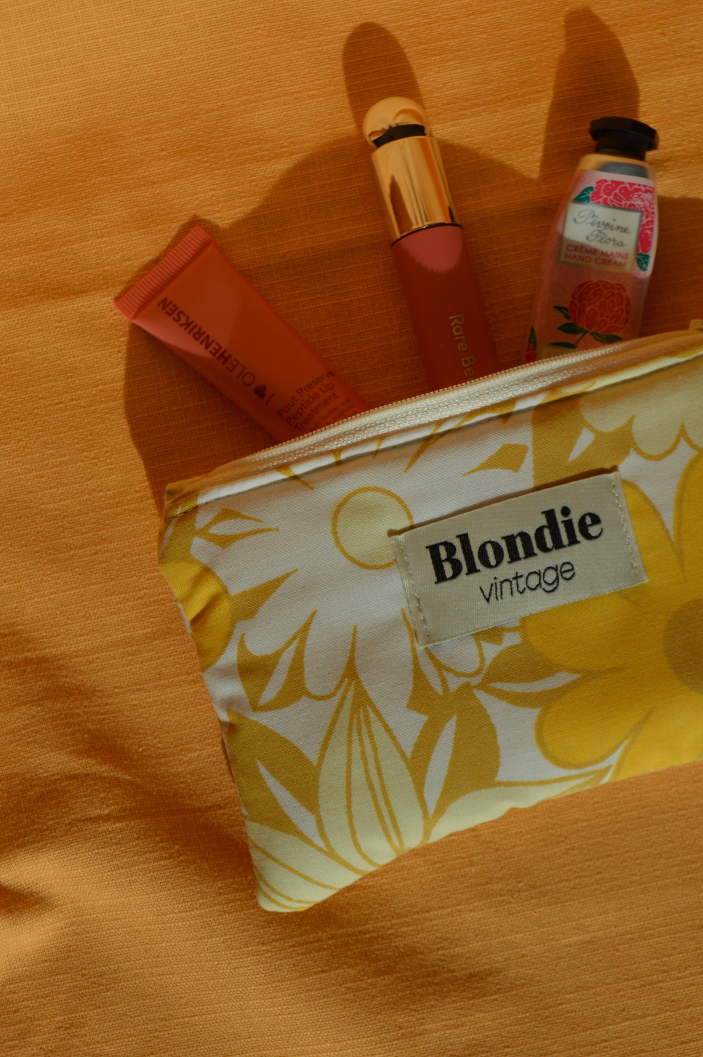Mini pochette fleurs vintage