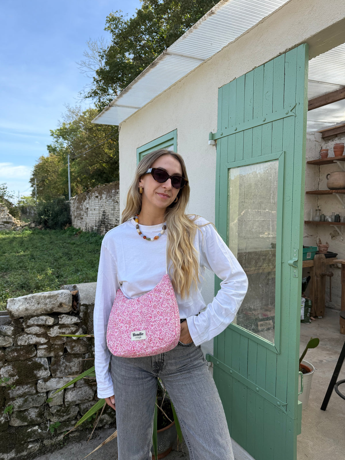 Sac crossbody fleurie