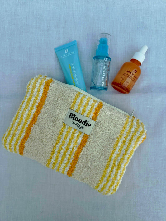 Moyenne pochette éponge jaune